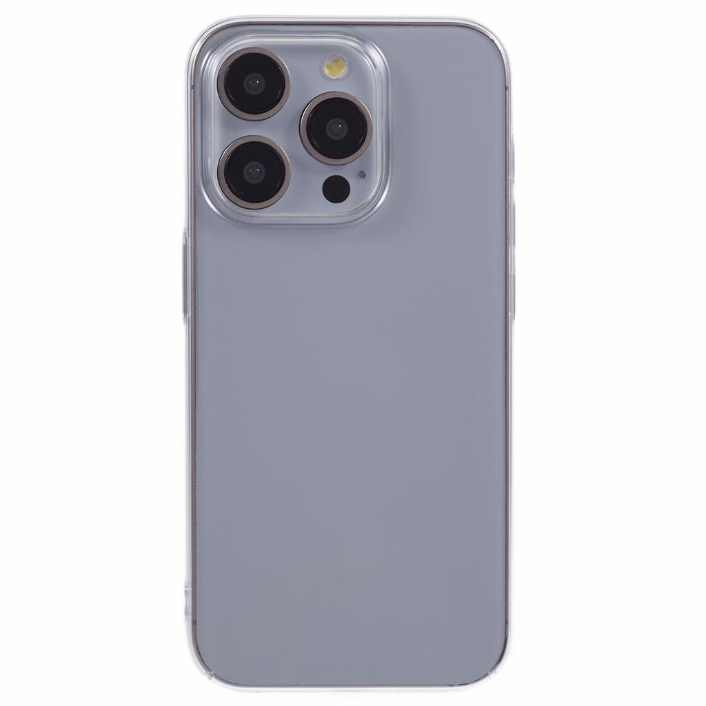 For iPhone 13 Pro Max Case Hard PC Clear Phone Cover (Precise Lens Cutouts)