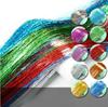 Seven-Color Glitter Hair Extensions with Gold & Silver Thread - 22 Tinsel Options