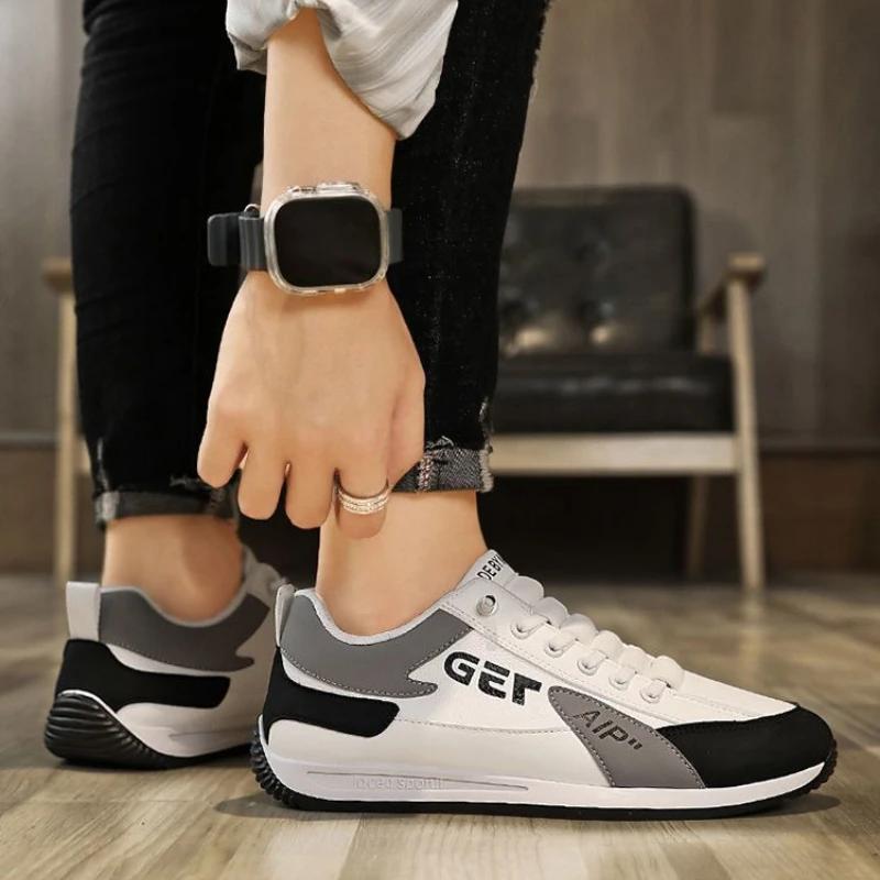 High Quality Men's Sport Shoes Outdoor Jogging Sneakers Casual Shoes for Men Comfortable Breathable Flat Shoes Zapatillas Hombre