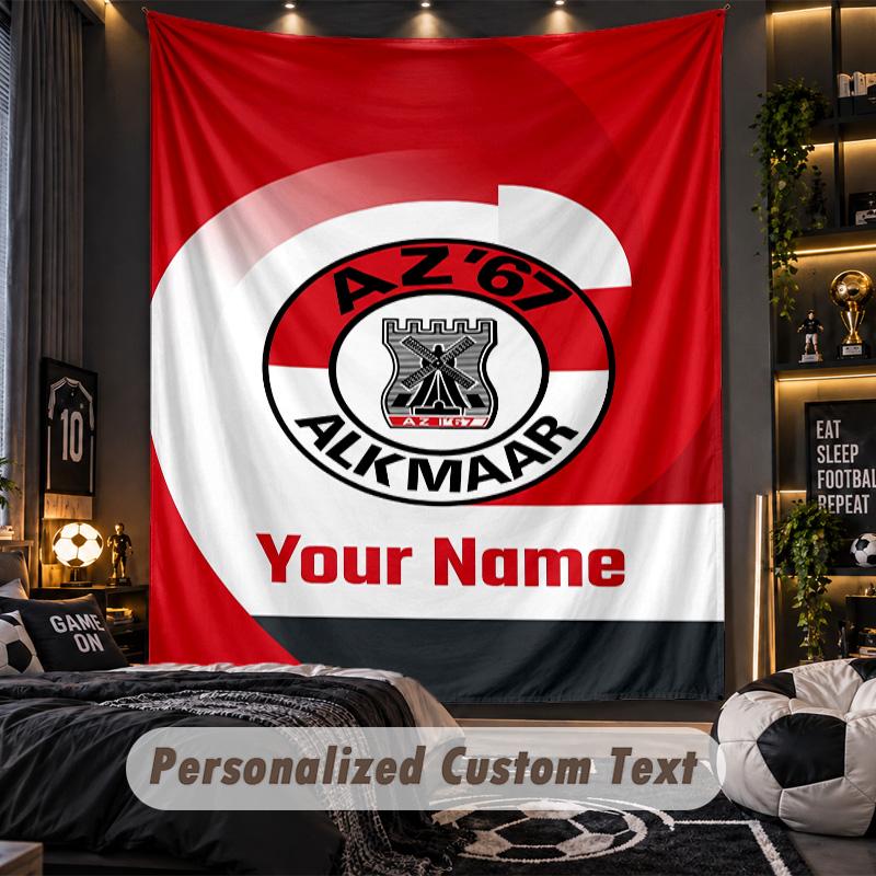 TapestryAZ Alkmaar Benutzerdefinierter Name Text Personalisierter Wandbehang Wandteppich Heimwanddekoration