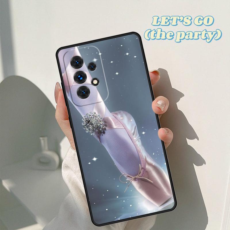 Ballerina girl Pointe Ballet Slippers Shoes case For Samsung Galaxy A42 A31 A40 A51 A71 A32 A80 A91 A52 A72 A20e A50 A70 A11 A12