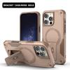Armor Magnetic Phone Case for iPhone 11 12 14 16 Pro 16 15 14 13 12 Pro Max for Samsung S21 A35 A36 S22 S23 S24 Ultra FE High Quality Shockproof Shell