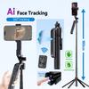 Aluminum Alloy Bluetooth Selfie Stick Auto Face Tracking Camera Stand Handphone Stabilizer  Phone