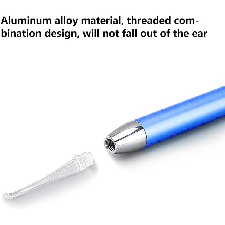 Earpick with Light, Earpick, Stainless Steel, Lighted, Ear Cleaning, Nursing Care Earpick, Convenient Goods, Gift for Children, Cute, Parenting