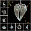 Elk/Crown/Candy/Wing Christmas Tree Acrylic Pendant Plastic Colorful Hanging Snowflake Ornament Merry Christmas Pendant