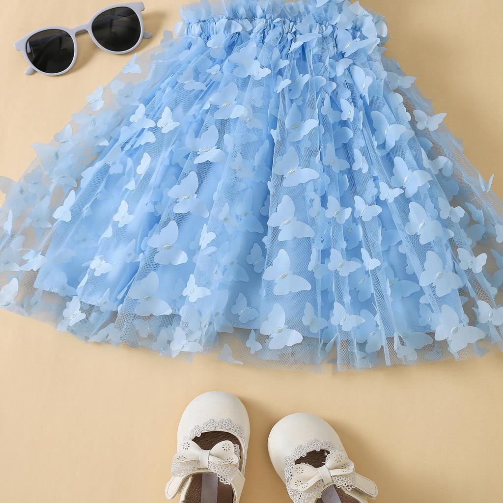 Vestito Tutù Per Neonata E Bambina - Prendisole In Tulle Senza Maniche, 5 Strati (Taglie 1-7 Anni)