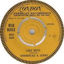 

7inch Record CORNBREAD & JERRY - Loco Moto HLG9352PROMO London Records 1960 UK Rock Used