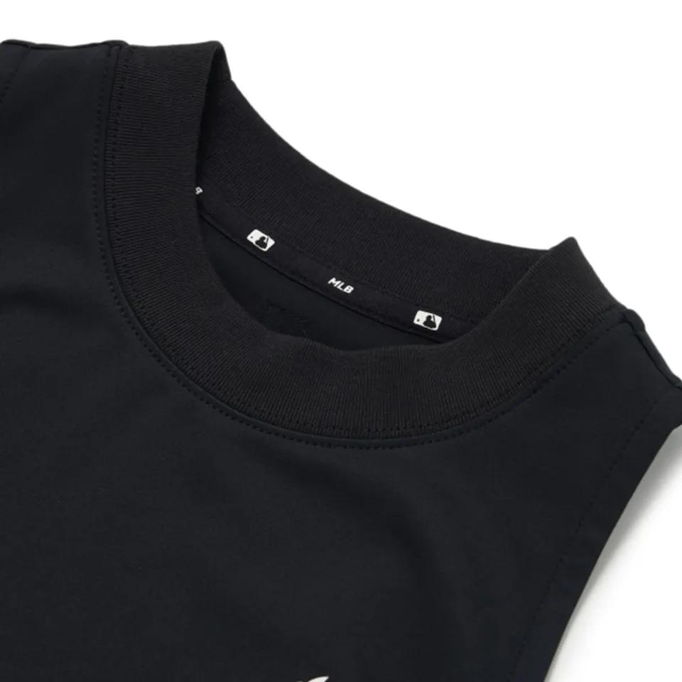 New MLB Base Logo Tank Tops Women's Black 3FTK08023-50BKS
