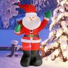 Zaino Babbo Natale Decorazione Natalizia Giocattoli Gonfiabili Con Luce LED Modello Gonfiabile 1.8M Regalo per le Feste Decorazione Interna Esterna