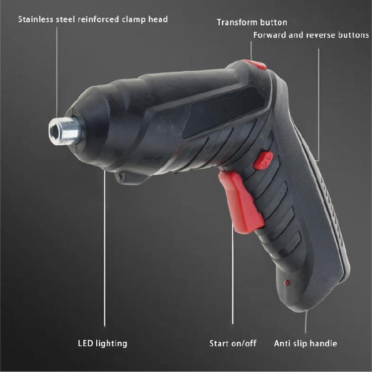 Ergonomic Electric Screwdriver with Adjustable Handle, Perfect for Tight Spaces and Extended Use