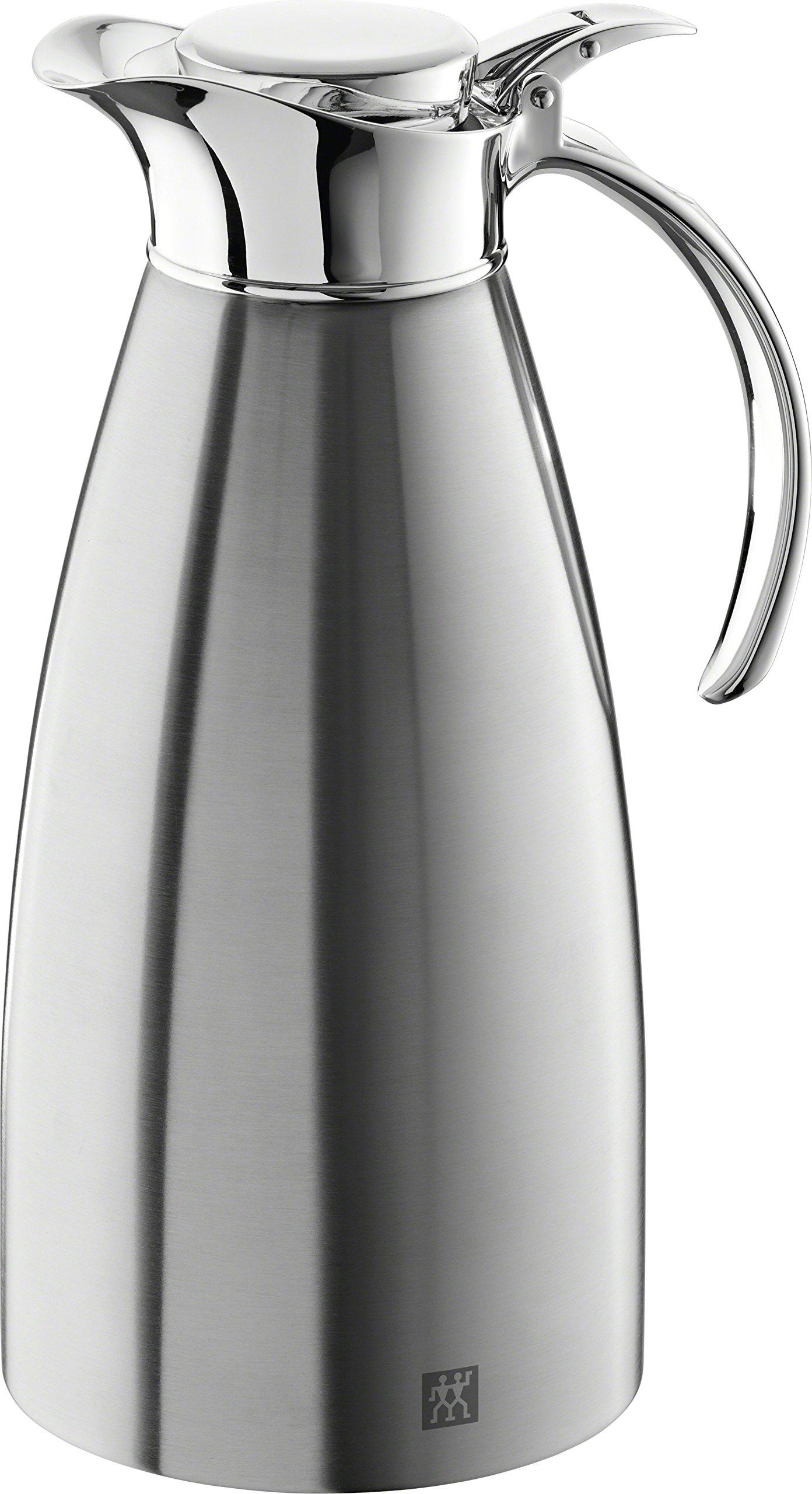 

Zwilling Table Pot 1L Tabletop Thermos, Vacuum Flask, Stainless Steel, 39500-044