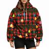 Женская модная клетчатая толстовка с карманом для питомца, повседневная кофта для ежедневной носки