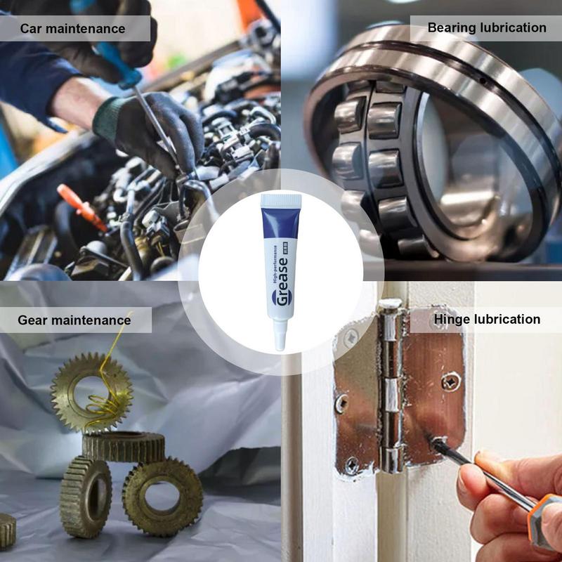 Plumbers Grease Waterproof Silicone Grease 10pcs Machine Lube Silicone Grease Prevent Valves And O-Rings From Sticking Tube