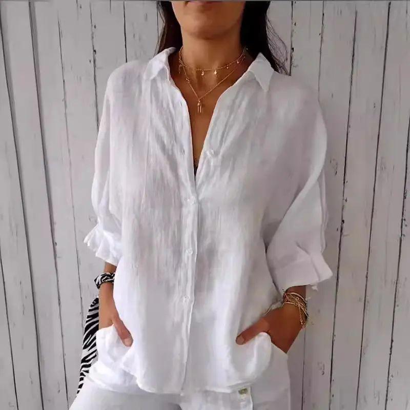2025 European and American Spring European and American Back Lace-up Design Shirts Back Strap Women Shirt