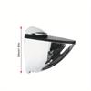 2pcs Adjustable Zinc Alloy Glass Shelf Holder Home Improvement Clamp Brackets Chrome Kit Bathroom Support Clamps Bracket Shelves Holder