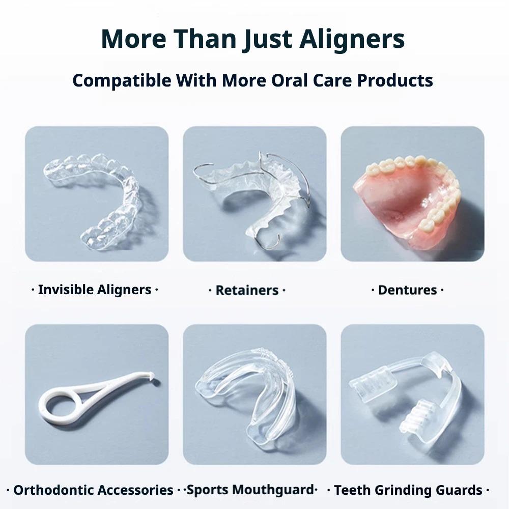 Xiaomi Xiaomi Personal Oral Care Ultrasonic Cleaner, Portable for Retainer Dentures Mouth Guard Aligner Whitening Trays