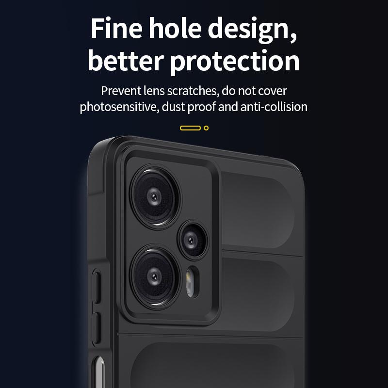 Für Poco F5 Hülle Poco F5 Capas Neue Rüstung Stoßfeste Gummi-Telefon-Stoßstange Rückseite Weiches TPU Für Fundas Xiaomi Poco F 5 F5 Hülle