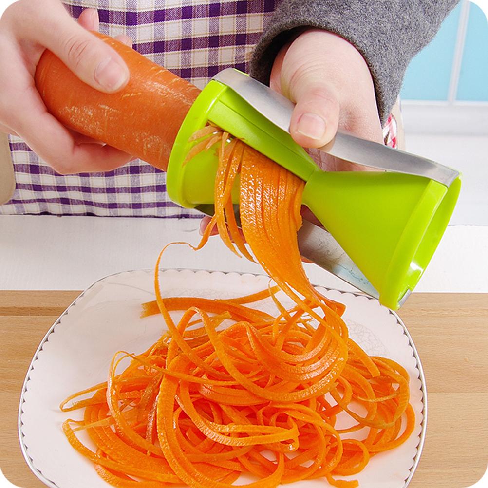 Vegetable Grater Handheld Spiral Vegetable Grater Fruit Vegetable Shredder Multifunction Save Time