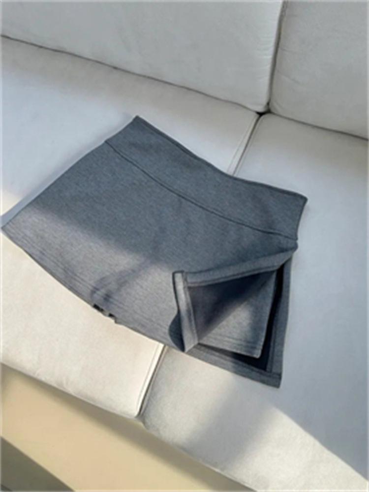 Korean Dongdaemun Spring/Summer Slim A-line Skirt Shorts