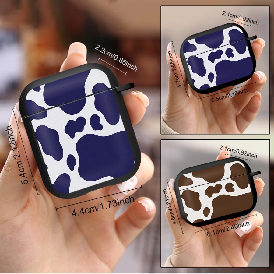 Fashion Cow Pattern Case For Airpods Pro2 2 Pro3 1 4 Pro 3 Earphone Cases Cover