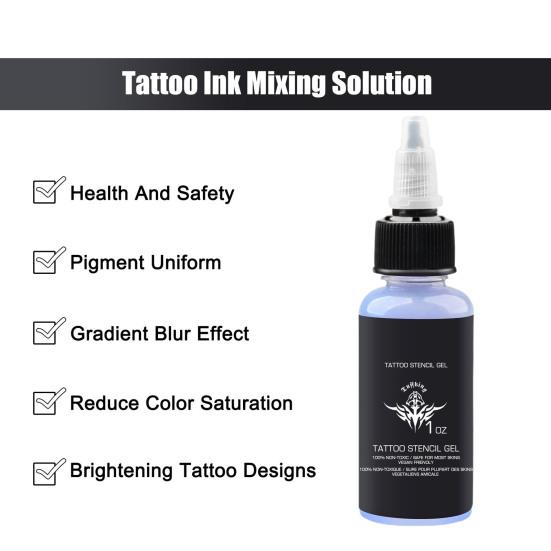 Yousheng 30ml/120ml Tattoo Transfer Gel Long Lasting Clarity Quick Dry Formula Natural Ingredient Non-irritating Mild Professional Stencil Transfer