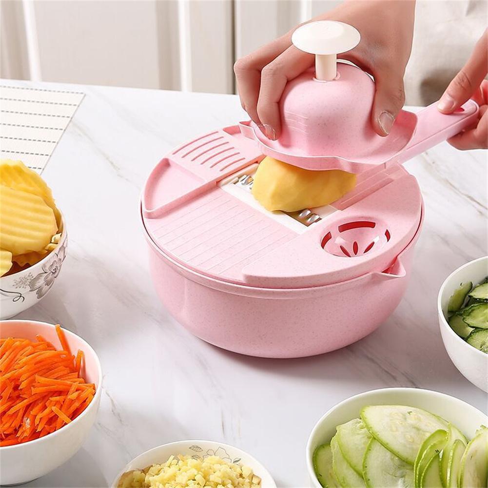 Multifunctional Vegetable Chopper Carrots Potatoes Manual Cut Shred Slicer Radish Rasp Kitchen Accessories Vegetable Cutter