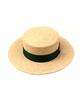 Yunibeosyeolkemiseuteuli Green Line Radia Beige Flat Fedora Summer Fedora