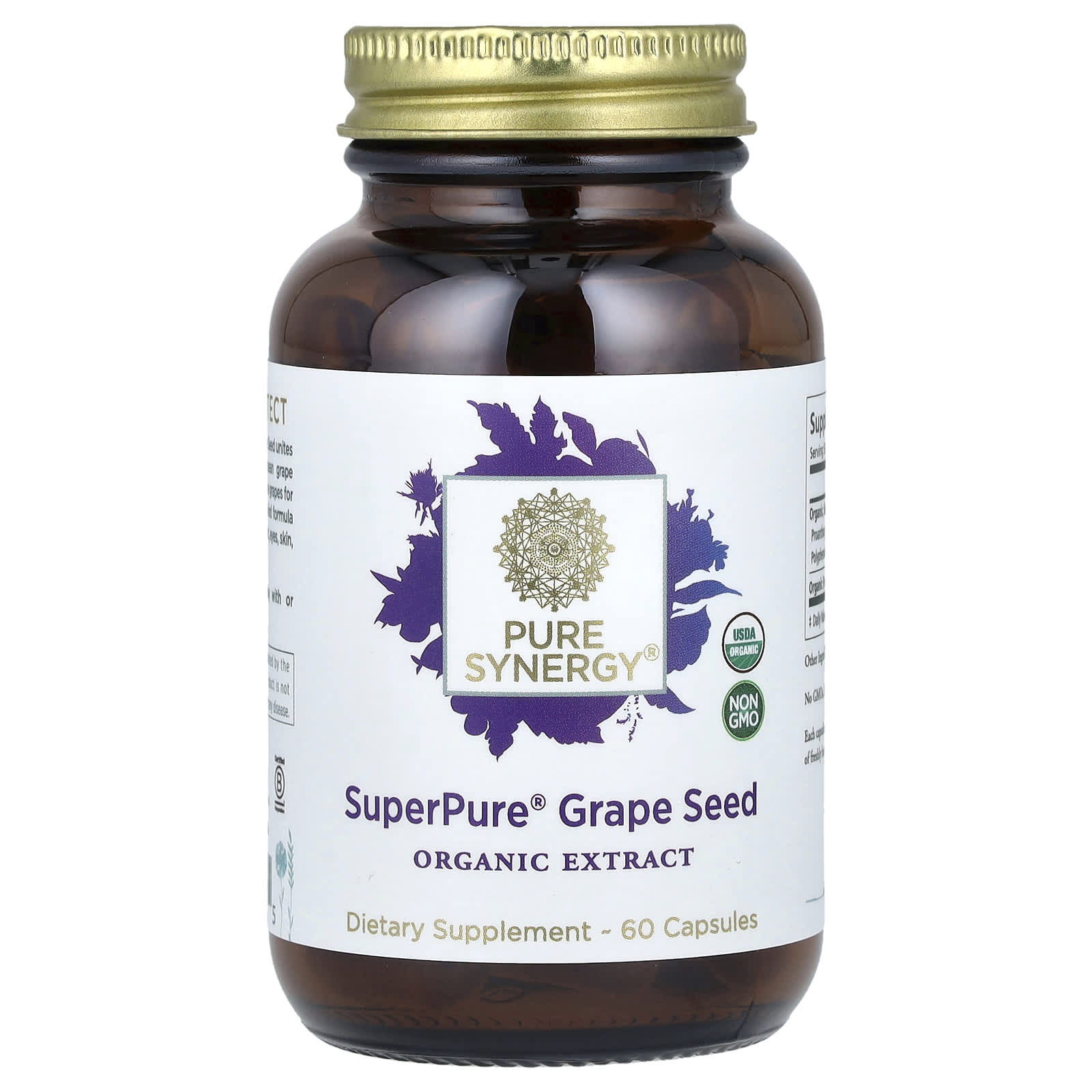 

Superpure Grape Seed, 60 Capsules