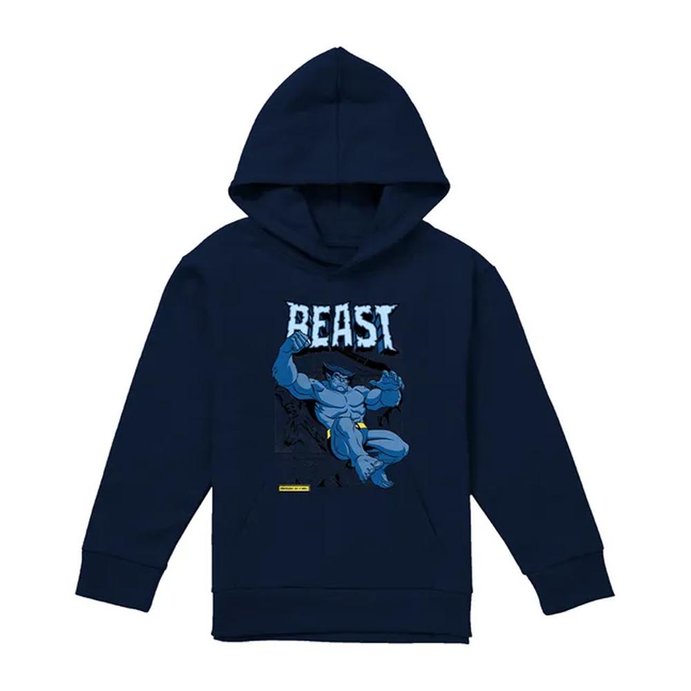 X-Men Childrens/Kids Beast Comic Pull Over Hoodie