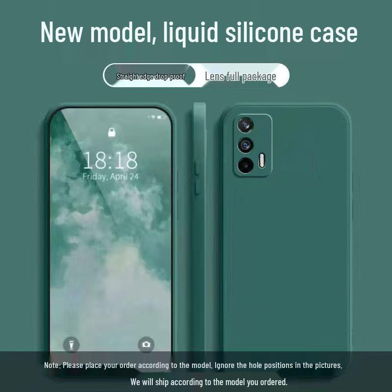 Realme GT Neo Solid Color Liquid Full Coverage Drop Protection Soft Case