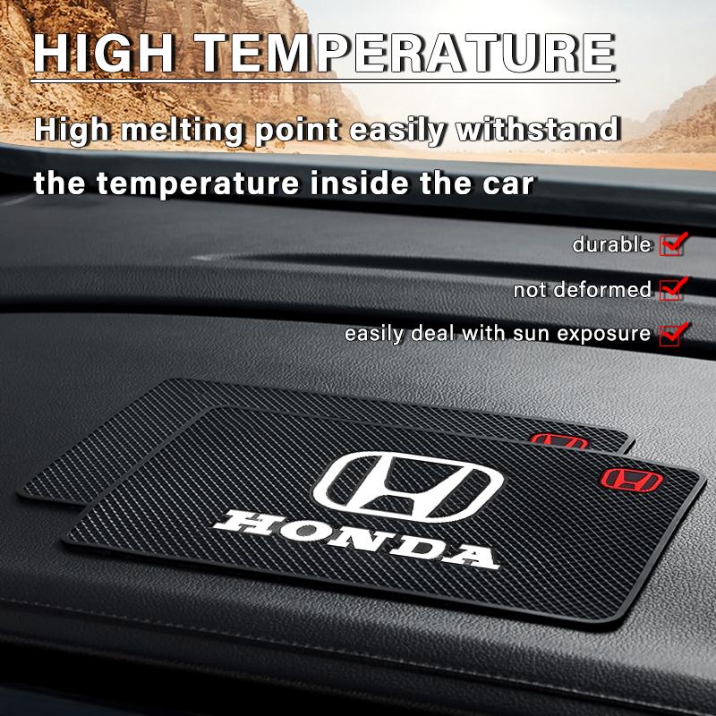 Car Anti Slip Pad Phone Holder Non-Slip Mat Car Stlying For Honda Fit Mugen Insight Type S R VTEC Modulo Vezel RR Si