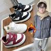 Kids' Two-Layer Cotton Board Shoes - Lightweight, Velvet-Lined, Warm, for Boys & Girls, Casual Outdoor Fashion.
