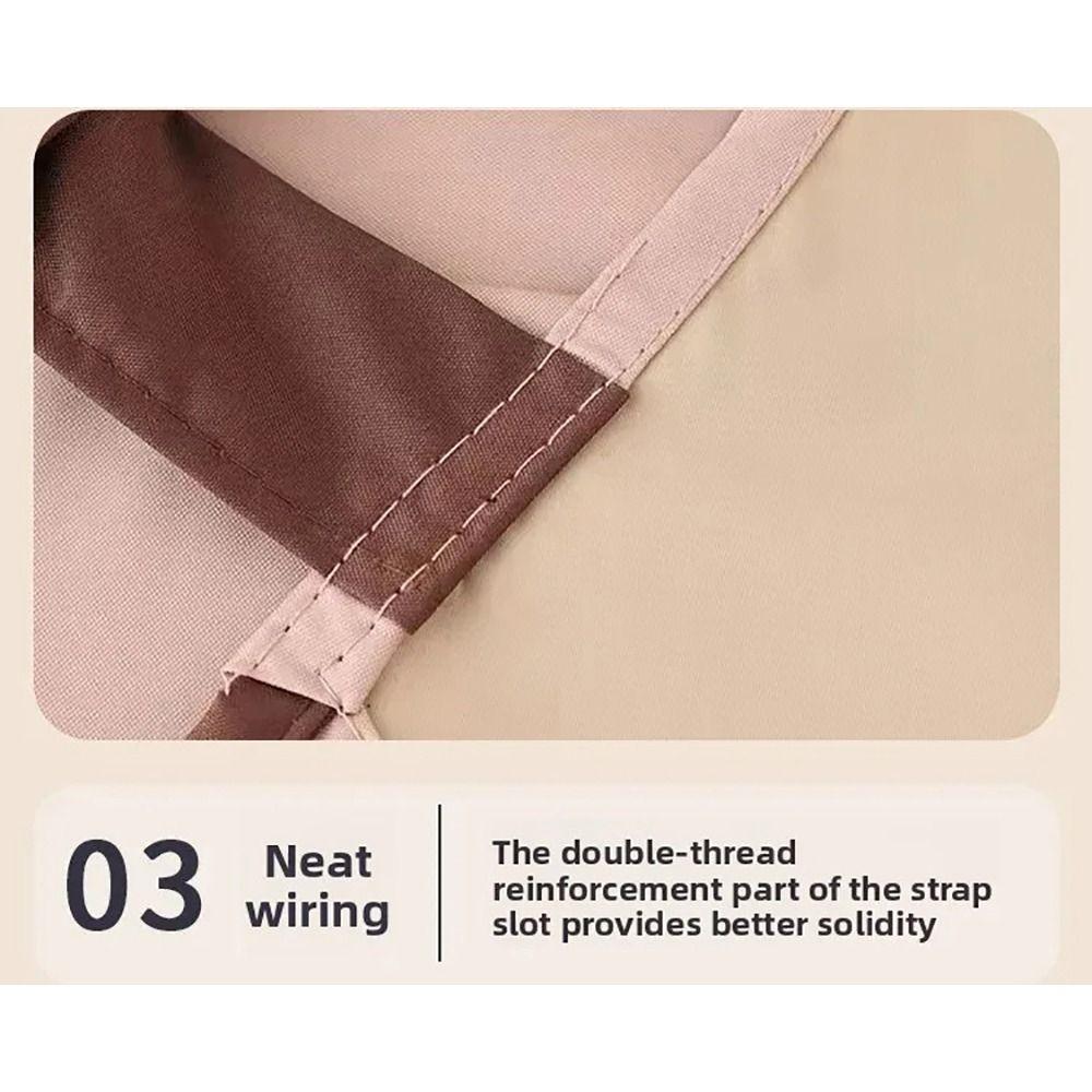 1Pcs Waterproof Kitchen Cooking Apron with Pockets Oil-proof Household Work Clothes Pure Color Printed Work Uniform