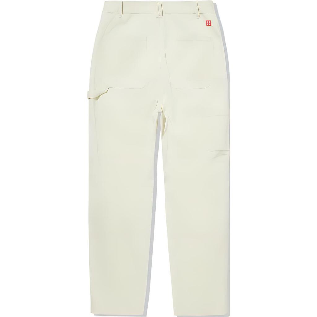 Li Ning Skateboard Series Loose Straight Casual Pants Men Bottoms Gelato-Yellow AKXU623-1