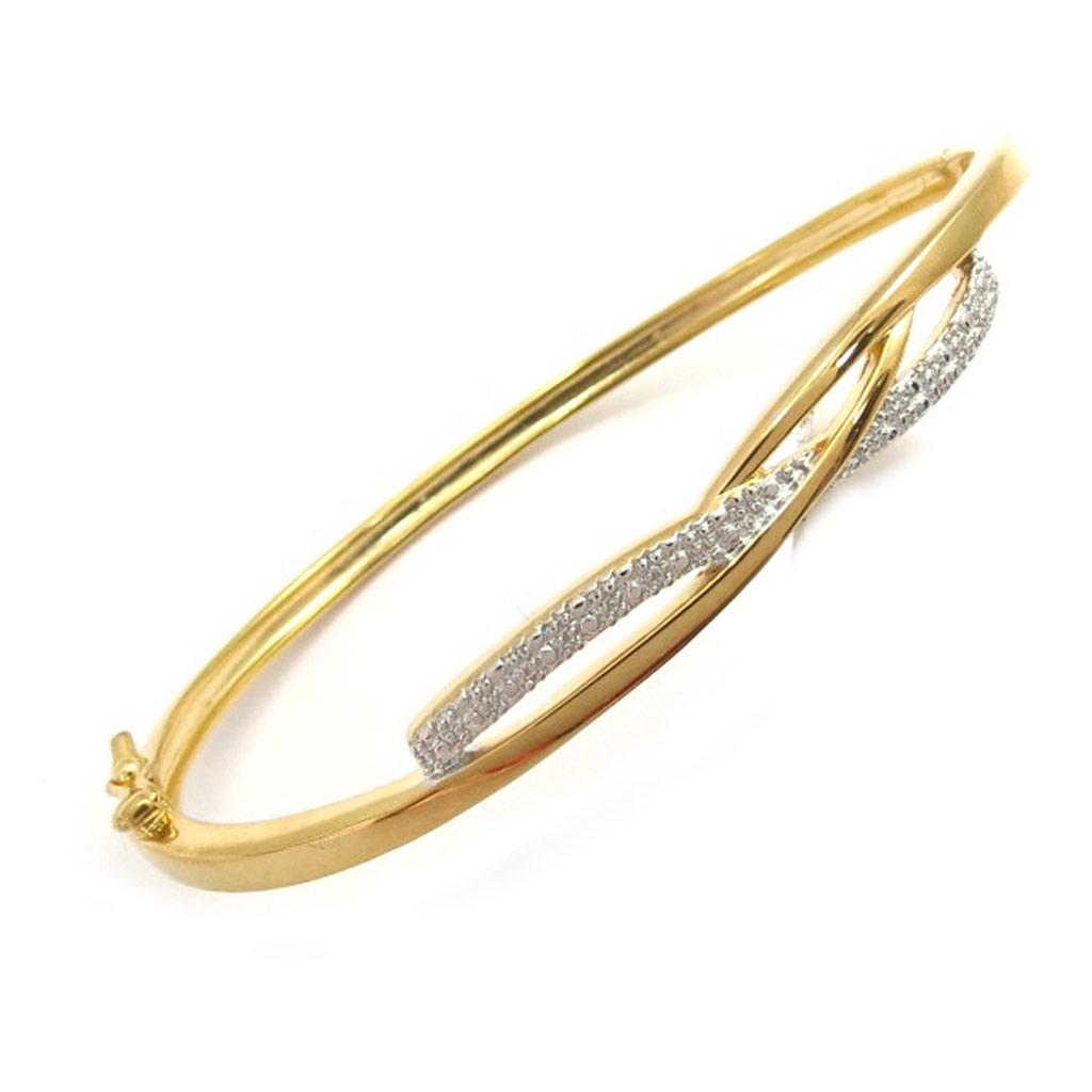 Altesse [K6342] - Dvoubarevný pozlacený náramek „Scarlett“