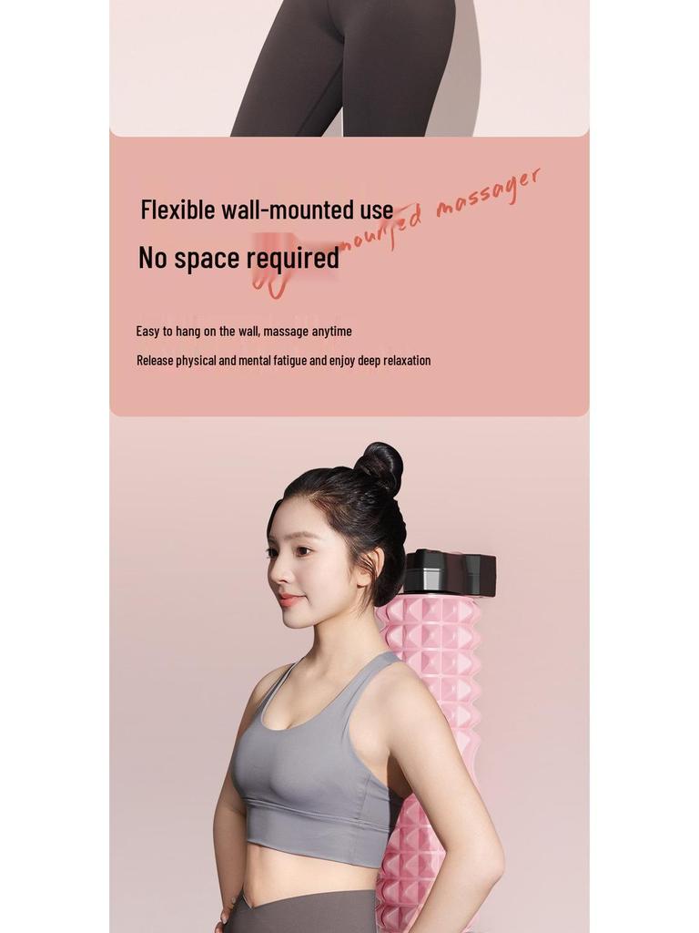 Zf1 Wall-Mounted Deep Tissue EVA Suction Cup Foam Roller for Massage and Exercise
