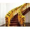 Multicolor Artificial Wisteria Flower Vine Cherry Flower Hanging Garland  Wedding Decoration