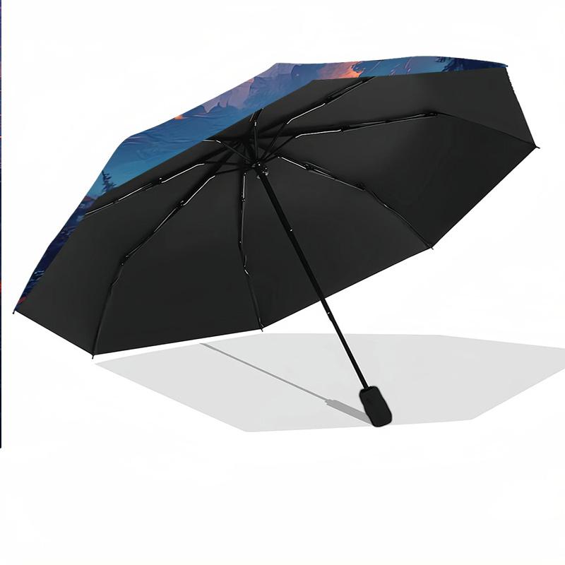 World of Warcraft Windproof Auto 8 Rib Folding Umbrella Portable Outdoor Parasol