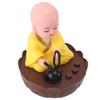 Musical Nodding Monk Figurine Decoration Moving Head Buddha Statue with USB Charging Cable