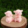 Statue Toy Naughty Model Resin Craft Dollhouse Accessory Pig Miniature Micro Landscape Decoration