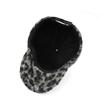 Polyester Animal Print Baseball Cap with Thick Soft Lining, Firm Bill and Rear Adjustment for Adult Unisex Cold Weather Wear