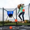 Multipurpose Trampoline Basketball Hoop Kit Foldable Portable Basketball Hoop Toys  Sport Games