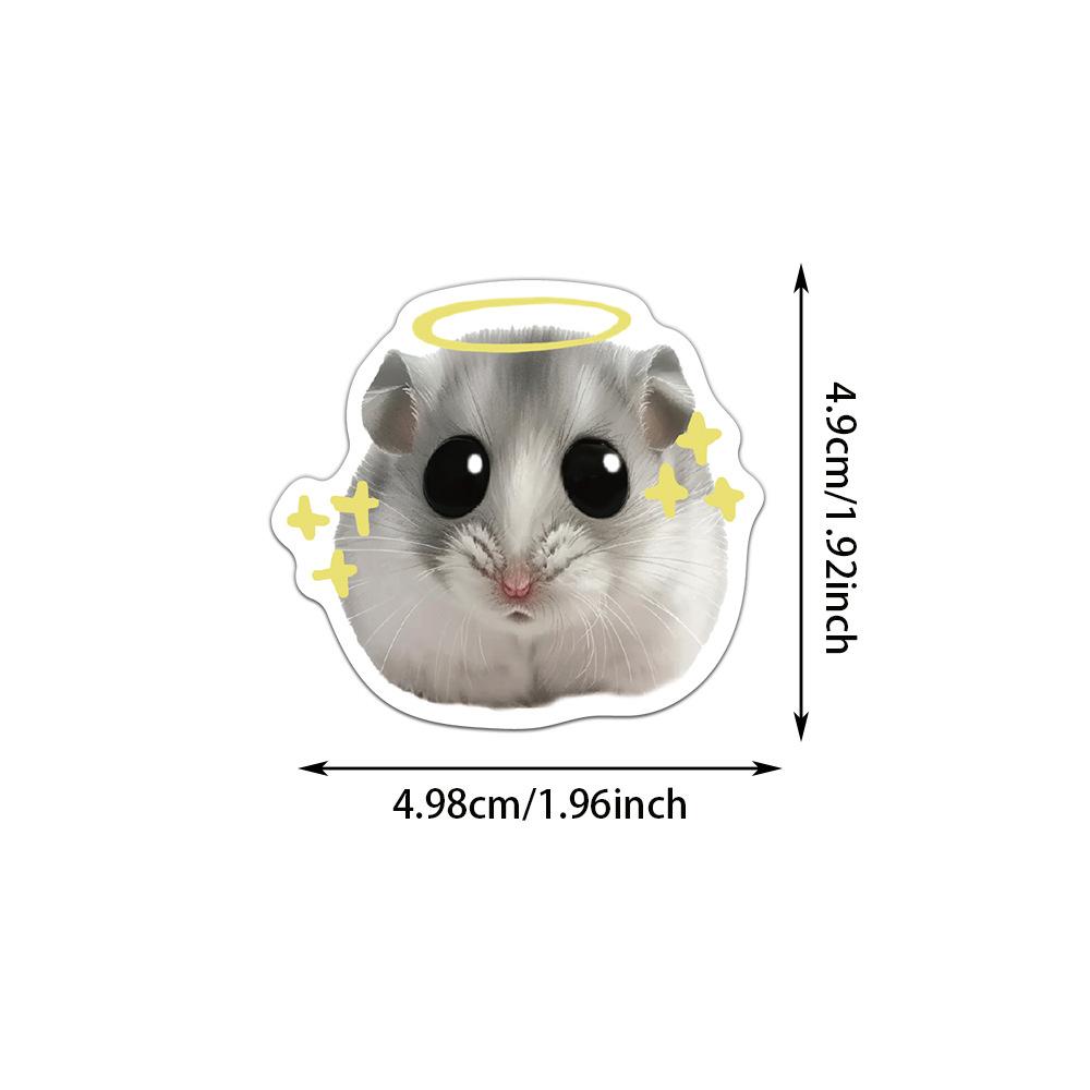 10/30/50 Stück Lustige Traurige Hamster MEME Aufkleber Niedliche Tier Aufkleber DIY Gepäck Scrapbook Notizbuch Wasserdicht Kawaii Graffiti Aufkleber