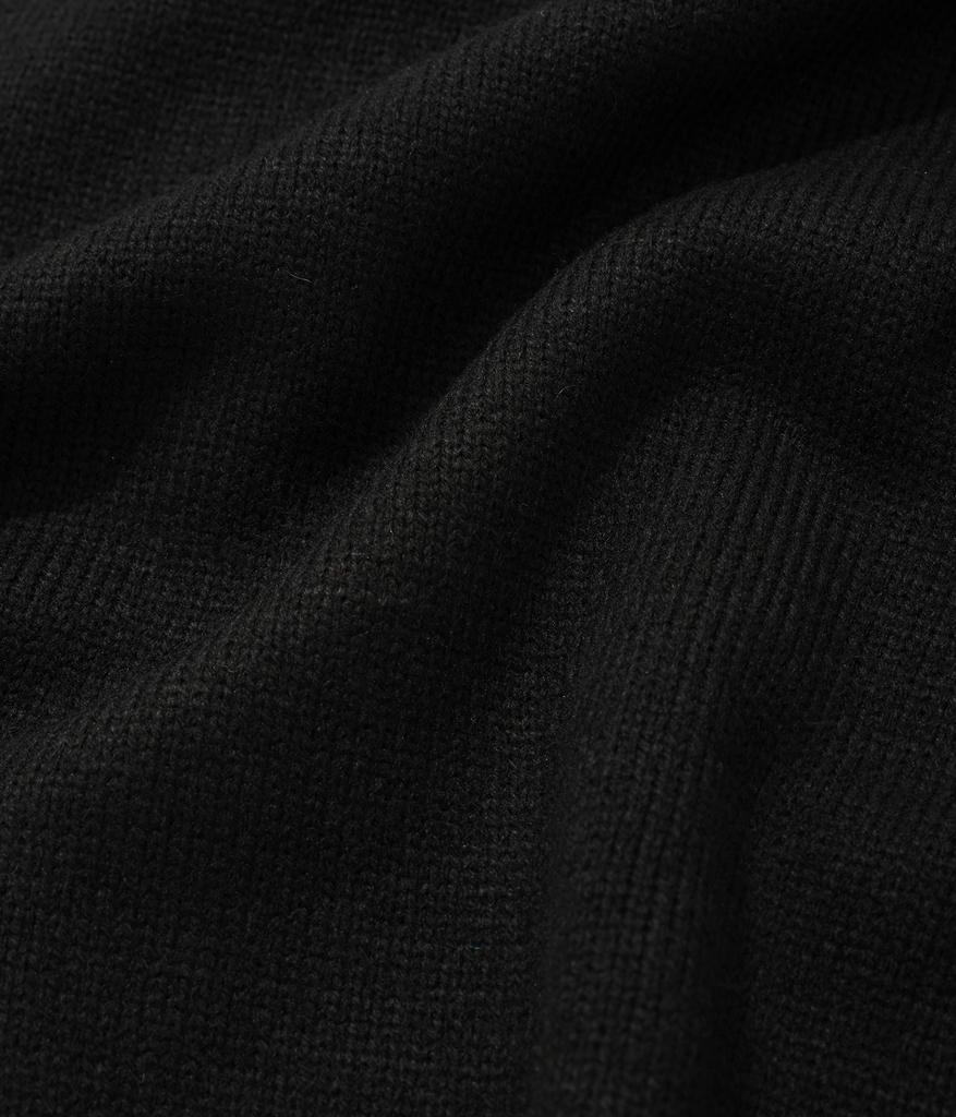 Fallett V-Neck Knit Vest Black