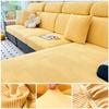Elastic Sofa Cover Jacquard Polar Fleece Sofa Seat Cushion Cover For Living Room Pet Kids L Shape Corner Armchair Sofa Slipcover