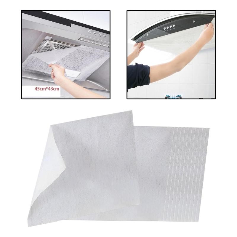 12-piece/set Vliesstoff Filter Papers Practical Filter Sheets for Ranges Hoods