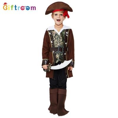 Piratas del Caribe Disfraz Cosplay Niño Marqués Pequeños Piratas Festival Fiesta Disfraz Actuación Escénica