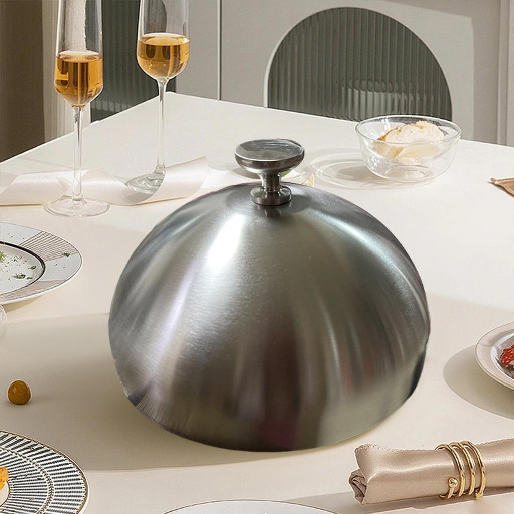 Barbecue Accessories Stainless Steel Portable with Handle Utility Versatile Grilling Domes Lid for Steak Cheeseburger Sandwiches