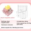 Switch Magnetico Silenzioso Outemu Peach 2 pin 4-110 pezzi Lubrificato in Fabbrica Corsa Regolabile Adatto per Giochi FPS per AULA MCHOSE