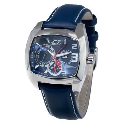 Zegarek CHRONOTECH CC7049M-03. Kwarcowy, Kolor Niebieski. Mężczyzna.